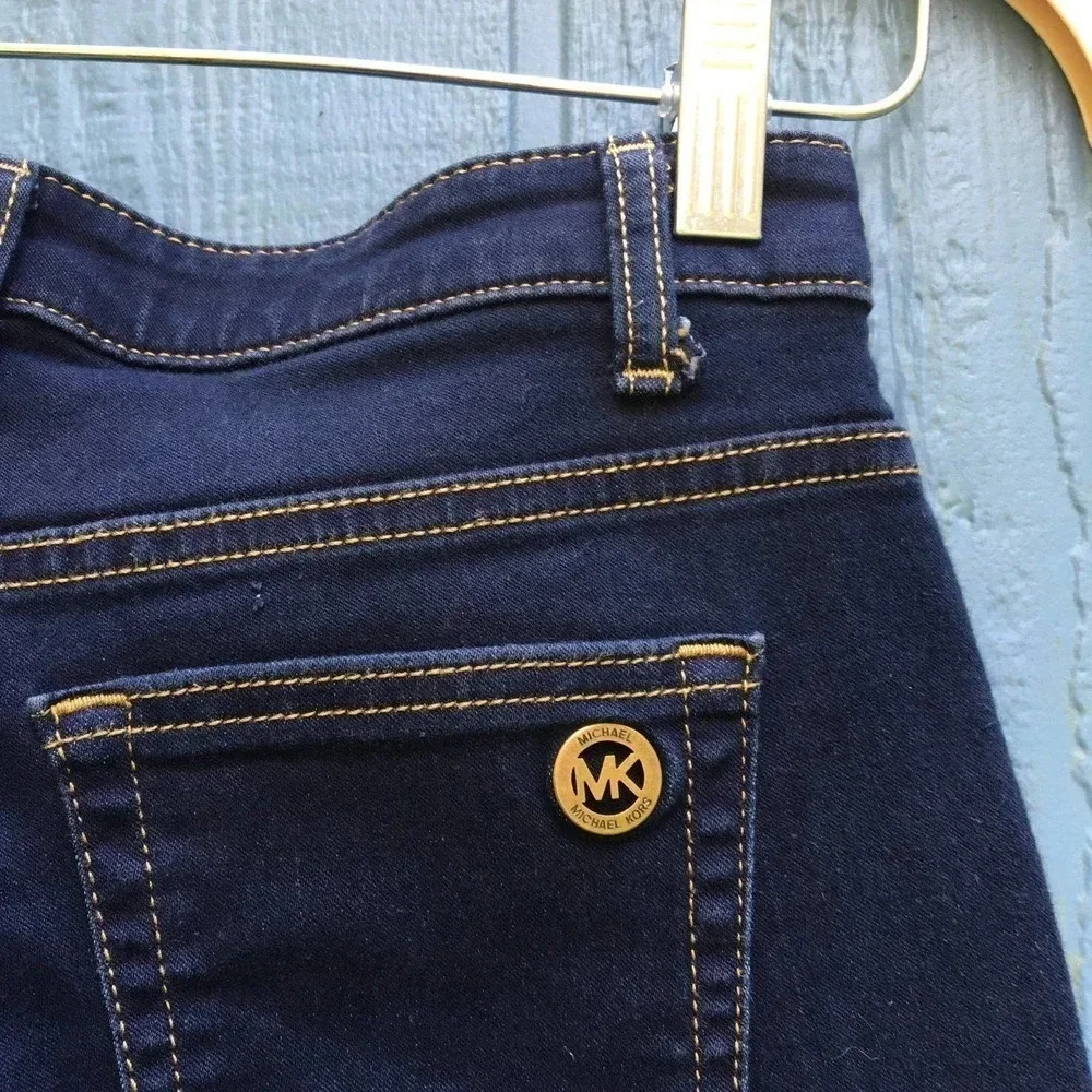 Michael Kors Women's Size 4 Dark Blue Skinny Jeans v6x